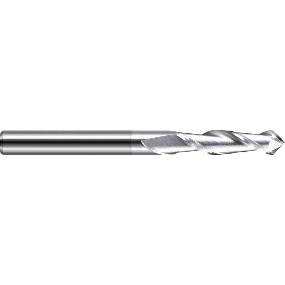 Harvey Tool - Drill Mills; Material: Solid Carbide ; Mill Diameter (Inch): 1/16 ; Mill Diameter (Decimal Inch): 0.0620 ; Shank Diameter (Inch): 1/8 ; Shank Diameter (Decimal Inch): 0.1250 ; Length of Cut (Inch): 3/16 - Exact Industrial Supply