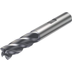 Sandvik Coromant - Corner Radius & Corner Chamfer End Mills; Mill Diameter (mm): 12.00 ; Mill Diameter (Decimal Inch): 0.4720 ; End Type: Corner Radius ; Corner Radius (mm): 0.5 ; Corner Radius (Decimal Inch): 0.02 ; Number of Flutes: 4 - Exact Industrial Supply