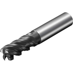 Sandvik Coromant - Corner Radius & Corner Chamfer End Mills; Mill Diameter (Inch): 0.75 ; Mill Diameter (Decimal Inch): 0.7500 ; End Type: Corner Radius ; Corner Radius (mm): 0.77 ; Corner Radius (Decimal Inch): 0.03 ; Number of Flutes: 4 - Exact Industrial Supply
