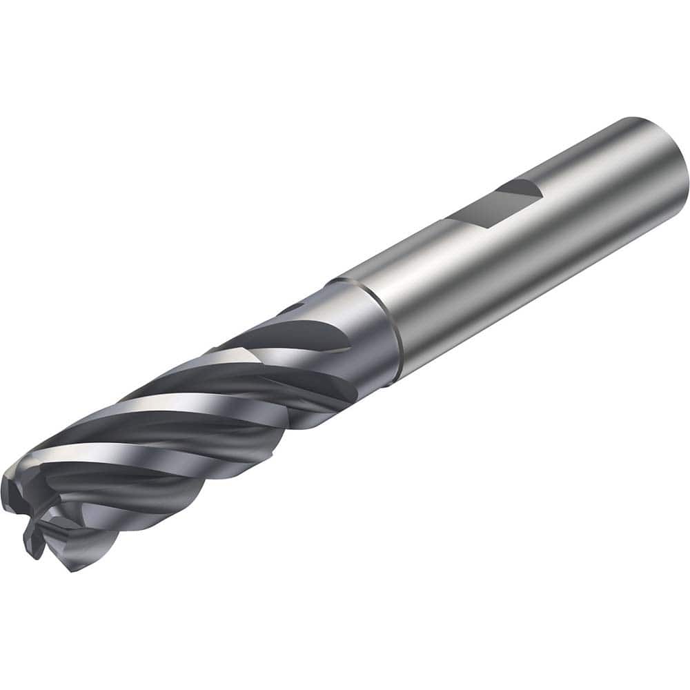 Sandvik Coromant - Corner Radius & Corner Chamfer End Mills; Mill Diameter (Inch): 0.75 ; Mill Diameter (Decimal Inch): 0.7500 ; End Type: Corner Radius ; Corner Radius (mm): 0.77 ; Corner Radius (Decimal Inch): 0.03 ; Number of Flutes: 5 - Exact Industrial Supply