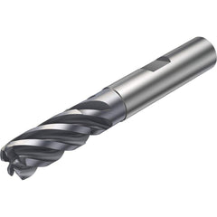 Sandvik Coromant - Corner Radius & Corner Chamfer End Mills; Mill Diameter (Inch): 0.75 ; Mill Diameter (Decimal Inch): 0.7500 ; End Type: Corner Radius ; Corner Radius (mm): 0.77 ; Corner Radius (Decimal Inch): 0.03 ; Number of Flutes: 5 - Exact Industrial Supply