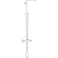 Grohe - Tub & Shower Faucets; Type: Shower System ; Style: Euphoria ; Design: Assembled Package ; Material: Metal ; Handle Type: Knob ; Handle Material: Metal - Exact Industrial Supply