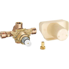 Grohe - Tub & Shower Faucets; Type: Rough-in valve ; Style: Grohtherm ; Design: Check Valve ; Material: Brass ; Handle Type: No Handle ; Handle Material: Non-Metallic - Exact Industrial Supply