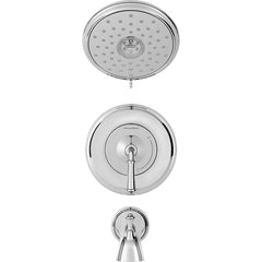 American Standard - Tub & Shower Faucets; Type: Bath and Shower Trim kit ; Style: Delancey ; Design: Ceramic Mixing Cartridge ; Material: Metal ; Handle Type: Lever ; Handle Material: Metal - Exact Industrial Supply