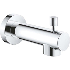 Grohe - Shower Heads & Accessories; Type: Tub Spout ; Material: Metal ; GPM: 2.50 ; Face Diameter: 6.75 (Inch); Finish/Coating: Chrome ; Settings: Spray, Pulse, Combination Pulse-Massage - Exact Industrial Supply