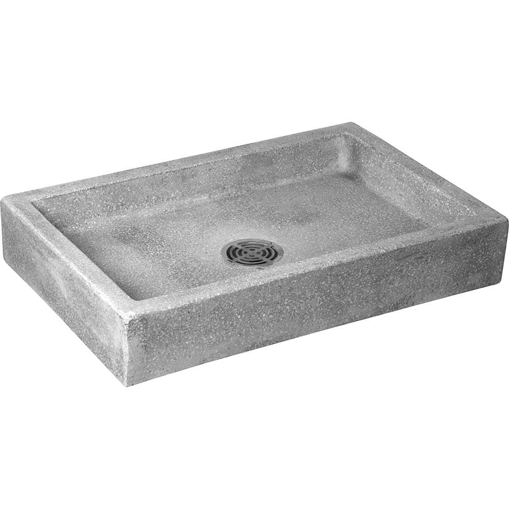 Fiat Products - Sinks; Type: Mop Basin ; Outside Length: 24 (Inch); Outside Length: 24.000 (Decimal Inch); Outside Width: 36.000 (Decimal Inch); Outside Width: 36 (Inch); Outside Height: 6.0000 (Decimal Inch) - Exact Industrial Supply