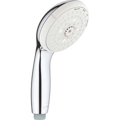 Grohe - Shower Heads & Accessories; Type: Hand Shower ; Material: Metal ; GPM: 2.50 ; Face Diameter: 4 (Inch); Finish/Coating: Polished Chrome ; Settings: Spray, Pulse, Combination Pulse-Massage - Exact Industrial Supply