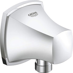 Grohe - Shower Heads & Accessories; Type: Shower outlet elbow ; Material: Metal ; Finish/Coating: Polished Chrome - Exact Industrial Supply