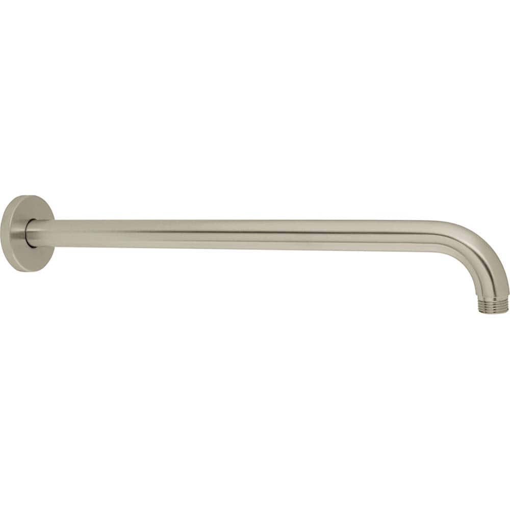 Grohe - Shower Supports & Kits; Type: Shower Arm ; Length (Inch): 16 ; Material: Metal ; Diameter (Inch): 0.5 ; Finish/Coating: Brushed; Nickel - Exact Industrial Supply