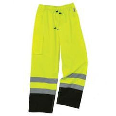 8915BK M LIME BLK BOTT RAIN PANTS - Americas Industrial Supply