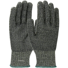 ‎14-ASP700PDD/L SS Engineered Yarn - Antimicrobial Engineered Yarn - 7Gg - Poly lined - Dbl PVC Dots - Exact Industrial Supply
