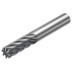 R215.3E-14030-AC26H 1610 14mm 14 FL Solid Carbide End Mill - Corner chamfer w/Cylindrical Shank - Americas Industrial Supply