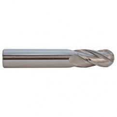 3/8 TuffCut GP Standard Length 4 Fl Ball Nose Center Cutting End Mill - Americas Industrial Supply