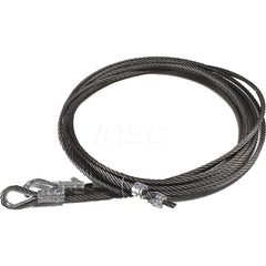 Garage Door Hardware; Type: Garage Door Cable Assembly, Spring Lift; For Use With: Commercial Doors; Material: Stainless Steel; Hardware Diameter: .125; Overall Length: 140.00; Includes: Stainless Steel Thimble; Length (Inch): 140.00; For Use With: Commer