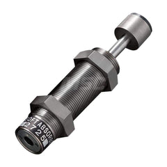 Standard-Duty Shock Absorber: 8 mm Rod Dia, 37 mm OD, 25 mm Stroke, M27 x 1.5 Thread 137.5 mm OAL, 27.3 lb Force