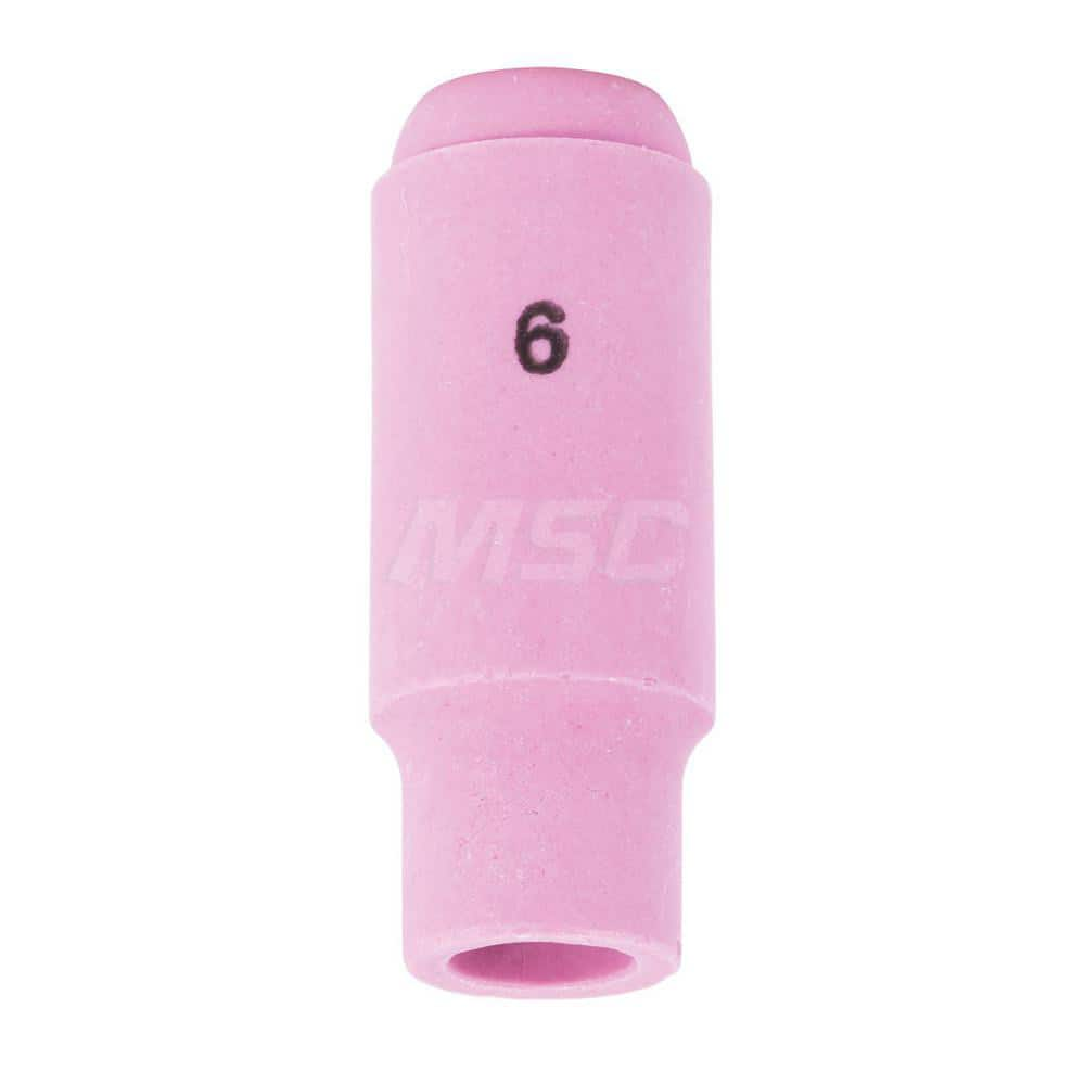 TIG Torch Nozzles; Nozzle Size: #6; For Use With: PTA-26; PTA-17; PTW-18; Standards: 10N48