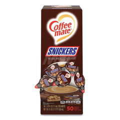 Coffee, Tea & Accessories; Creamer Type: Liquid; Container Size: 0.38 oz; Container Type: Mini Cups; Flavor: Snickers; Breakroom Accessory Type: Liquid; Breakroom Accessory Description: Mini Cups; Snickers