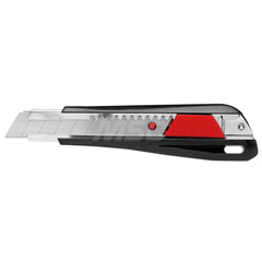 Utility Knife: 6.0236″ Handle Length, Snap-Off Plastic Handle