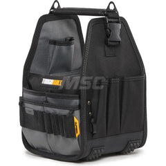 Tool Pouches & Holsters; Holder Type: Tool Pouch; Tool Type: Tool Belts & Accessories; Material: Polyester; Closure Type: No Closure; Color: Black; Number of Pockets: 16.000; Belt Included: No; Overall Depth: 9; Overall Height: 13.5; Insulated: No; Tether