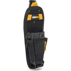 Tool Pouches & Holsters; Holder Type: Tool Pouch; Tool Type: Tool Belts & Accessories; Material: Polyester; Closure Type: No Closure; Color: Black; Number of Pockets: 2.000; Belt Included: No; Overall Depth: 2.76; Overall Height: 12.99; Insulated: No; Tet