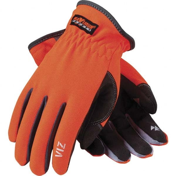 PIP - Size S Nylon High Visibility Work Gloves - Americas Industrial Supply