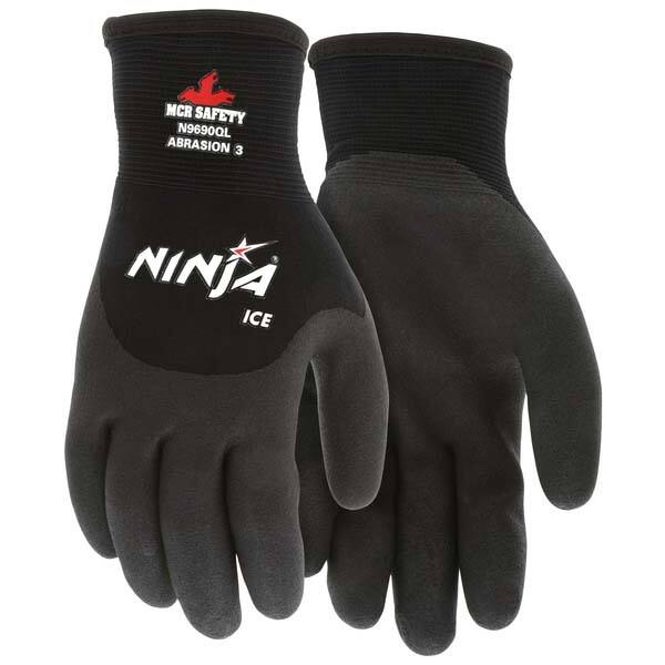 MCR Safety - Work & General Purpose Gloves Application: Cold Coated Area: Palm, Fingers & Knuckles - Americas Industrial Supply