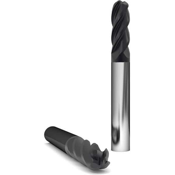 GWS - Ball End Mills Mill Diameter (Inch): 1/8 Mill Diameter (Decimal Inch): 0.1250 - Americas Industrial Supply