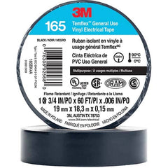 3M - Electrical Tape Width (Inch): 0.75 Length Range: 20" and Larger - Americas Industrial Supply