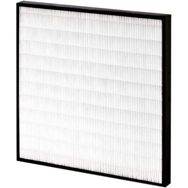 Pleated Air Filter: 12 x 16 x 2″, MERV 15, Mini-Pleat Synthetic, Plastic Frame, 667 CFM