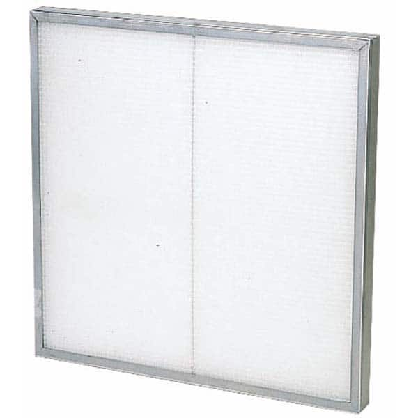 Pleated Air Filter: 18 x 24 x 2″, MERV 5, Washable Polypropylene, Steel Frame, 1,500 CFM