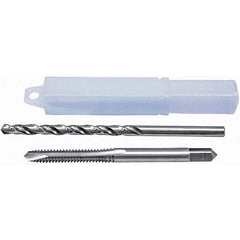 Cle-Line - Tap & Drill Sets Minimum Tap Thread Size (Inch): #10-24 Maximum Tap Thread Size (Inch): #10-24 - Americas Industrial Supply