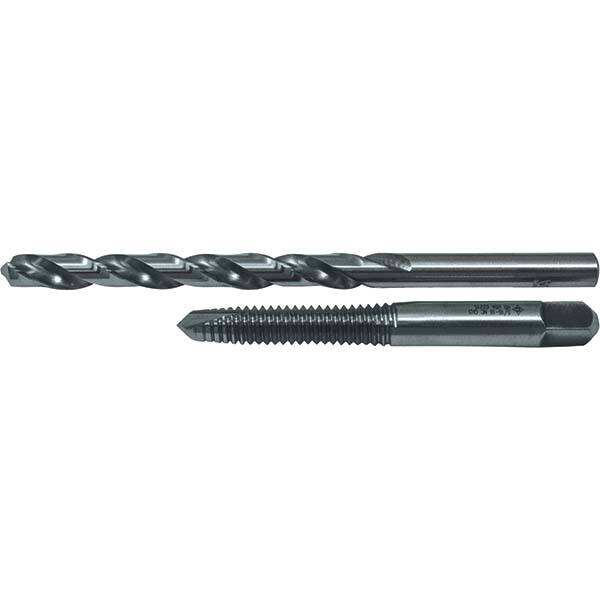 Cle-Line - Tap & Drill Sets Minimum Tap Thread Size (Inch): 5/16-18 Maximum Tap Thread Size (Inch): 5/16-18 - Americas Industrial Supply