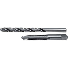 Cle-Line - Tap & Drill Sets Minimum Tap Thread Size (Inch): 3/8-16 Maximum Tap Thread Size (Inch): 3/8-16 - Americas Industrial Supply