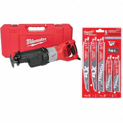 Milwaukee Tool - Electric Reciprocating Saws Amperage: 15.00 Strokes per Minute: 2800 - Americas Industrial Supply