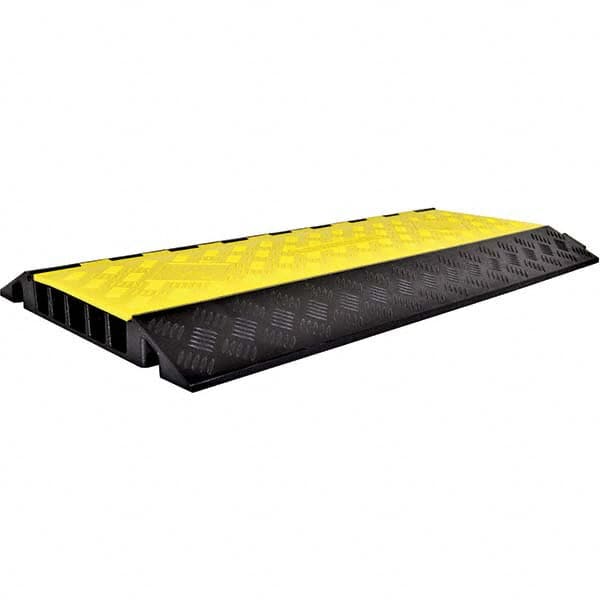 Powerhouse - On Floor Cable Covers Cover Material: Polyethylene Number of Channels: 5 - Americas Industrial Supply