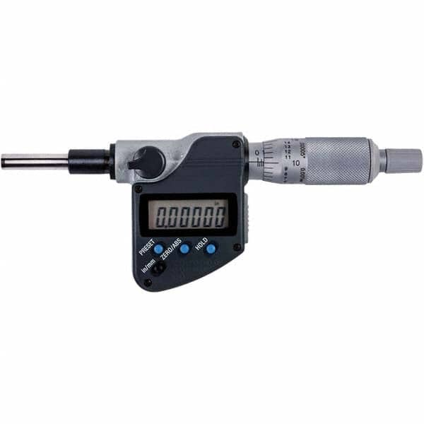 Mitutoyo - Electronic Micrometer Heads Minimum Measurement (Decimal Inch): 0 Maximum Measurement (Decimal Inch): 1 - Americas Industrial Supply