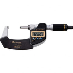 Mitutoyo - Electronic Outside Micrometers Type: Quantumike Minimum Measurement (Decimal Inch): 1.0000 - Americas Industrial Supply