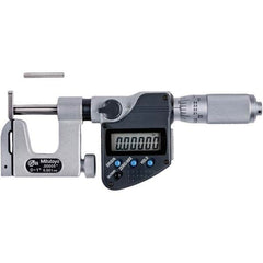 Mitutoyo - Electronic Outside Micrometers Type: Uni-Mike Minimum Measurement (Decimal Inch): 0.0000 - Americas Industrial Supply