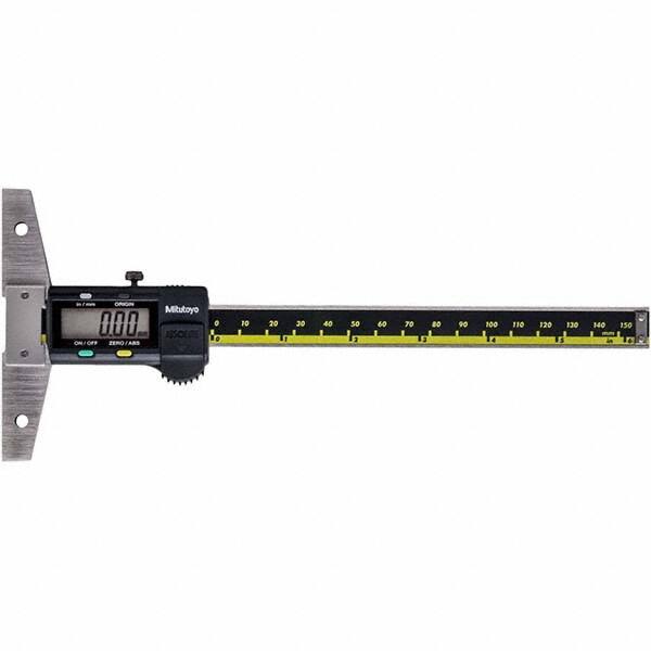 Mitutoyo - Electronic Depth Gages Minimum Measurement (Decimal Inch): 0 Maximum Measurement (Decimal Inch): 6.0000 - Americas Industrial Supply