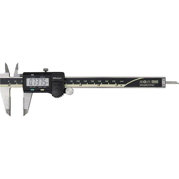 Mitutoyo - 0 to 6" Range, 0.0005" Resolution, Electronic Caliper - Americas Industrial Supply