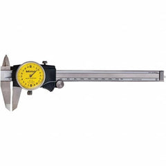 Mitutoyo - Dial Calipers Maximum Measurement (mm): 150 Dial Graduation (mm): 0.02 - Americas Industrial Supply