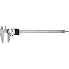 Mitutoyo - Dial Calipers Maximum Measurement (Inch): 12 Dial Graduation (Decimal Inch): 0.001 - Americas Industrial Supply