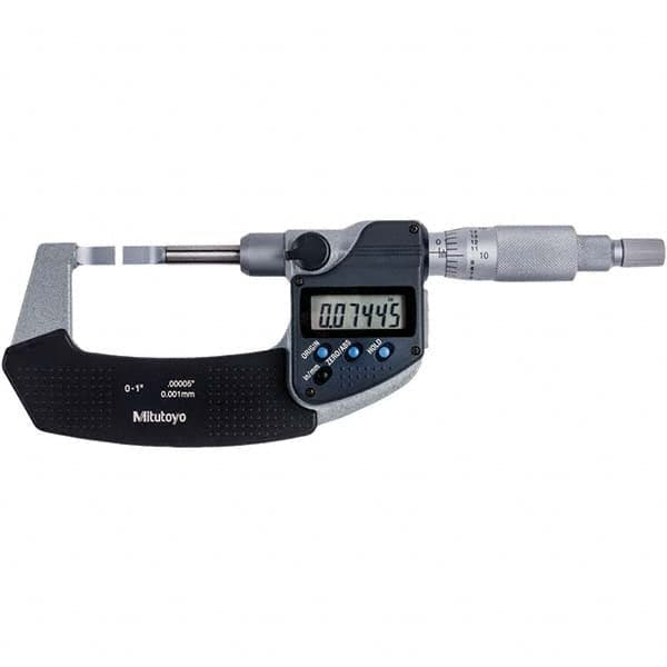 Mitutoyo - Blade Micrometers Operation Type: Electronic Minimum Measurement (Decimal Inch): 0 - Americas Industrial Supply