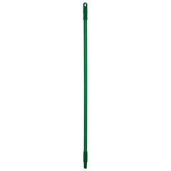 Broom/Squeegee Poles & Handles; Connection Type: European Threaded; Handle Length (Decimal Inch): 50; Handle Diameter (Decimal Inch): 1.0000; Handle Diameter (Inch): 1; Telescoping: No; Handle Material: Fiberglass; Color: Green; For Use With: Remco; Vikan