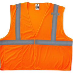 8210HL Econo Vest Orange 2X/3X Hook & Loop Glowear - Americas Industrial Supply