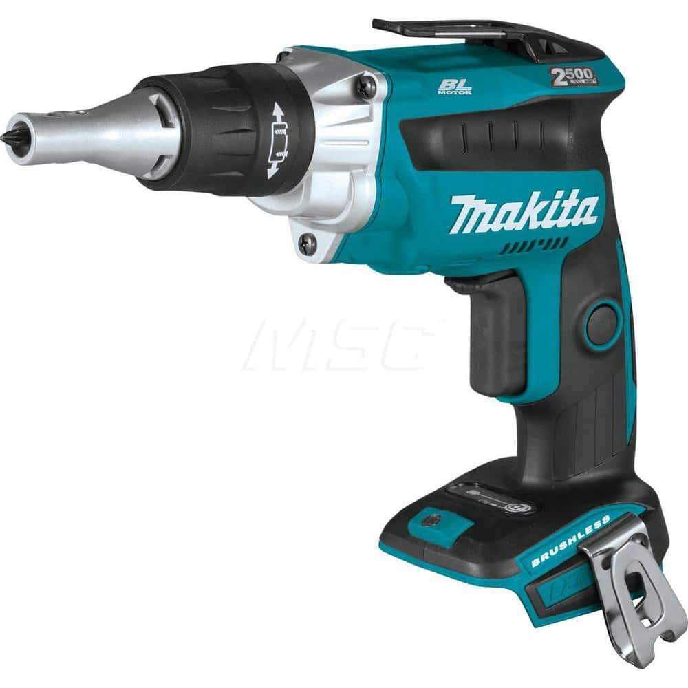 Cordless Screwdriver: 18V, 1/4″ Bit Holder, 2,500 RPM, 1 Speed Pistol Grip, Lithium-ion Battery Included, Includes (1) Belt Clip (346449-3), (1) 3 in Magnetic Bit Holder