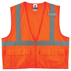 8225Z L/ XL Orange Standard Solid Vest Type R Class 2 - Americas Industrial Supply