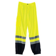 8910BK L/ XL Lime Sup Black Bott Pants Class E Hi Vis - Americas Industrial Supply
