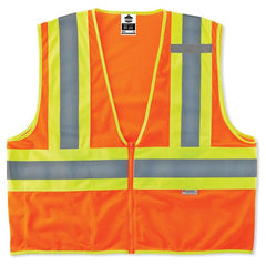 8230Z 4/5 XL Orange 2-Tone Vest Type R Class 2 - Americas Industrial Supply