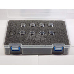 Collet Set: 8 Pc, Series ER20, 1/2″ Capacity